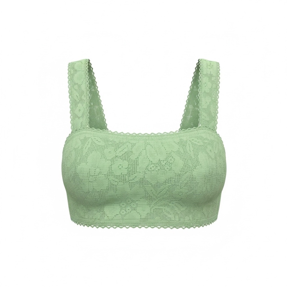NWT American Eagle Green Lace Bralette Size M 💚